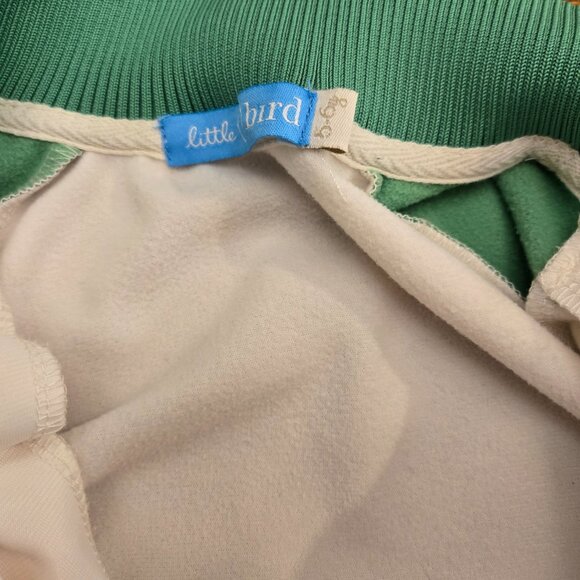 Little Bird by Jools Oliver Green Rainbow Retro Track Jacket / Coat - Size 5-6 - Picture 8 of 8